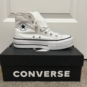 White High Top Converse All Stars